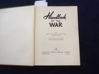 1939 HANDBOOK OF THE WAR HARDCOVER BOOK BY JONH DE WILDE & D. POPPER - KD 8254
