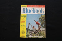 1955 OCTOBER BLUE BOOK MAGAZINE - GAMES TO SHARPEN YOUR AIM COVER - E 10307