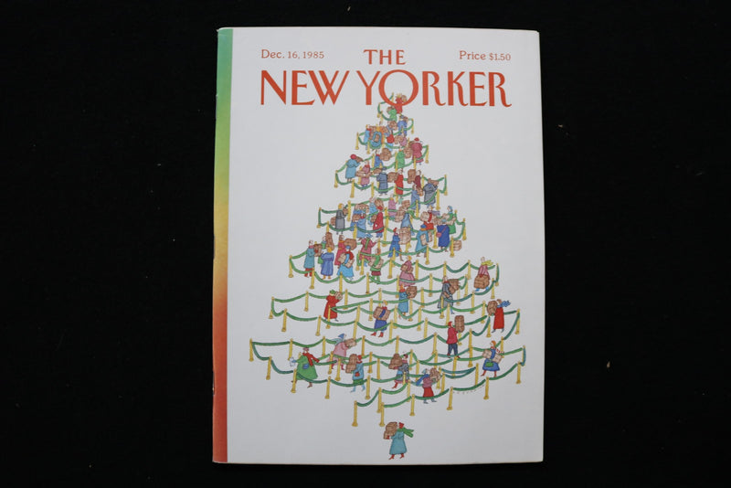 1985 DECEMBER 16 NEW YORKER MAGAZINE - GREAT ILLUSTRATED COVER - NY 3245