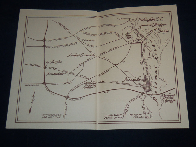 1966 ALEXANDRA VIRGINIA SOUVENIR GUIDE BOOK BY MOLLIE SOMERVILLE - J 8640
