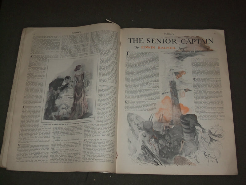 1911 FEBRUARY 25 COLLIER'S MAGAZINE - GREAT ILLUSTRATIONS, ARTICLES & ADS- F 617