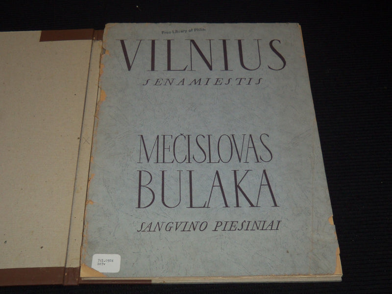 1958 VILNIUS SENAMIESTIS 24 SANGVINO PIESINIAI VOLUME - BULAKA - Z 244