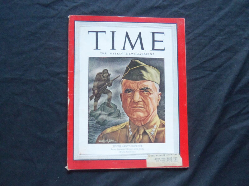 1945 APRIL 16 TIME MAGAZINE - LT. GENERAL BUCKNER - T 963