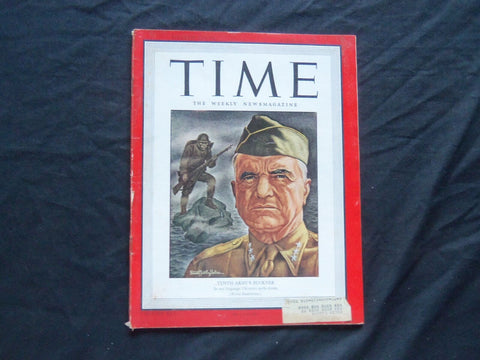 1945 APRIL 16 TIME MAGAZINE - LT. GENERAL BUCKNER - T 963