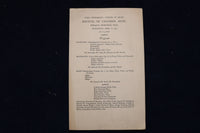 1934 YALE UNIVERSITY SCHOOL OF MUSIC RECITAL PROGRAMS - LOT OF 2 - K 1501
