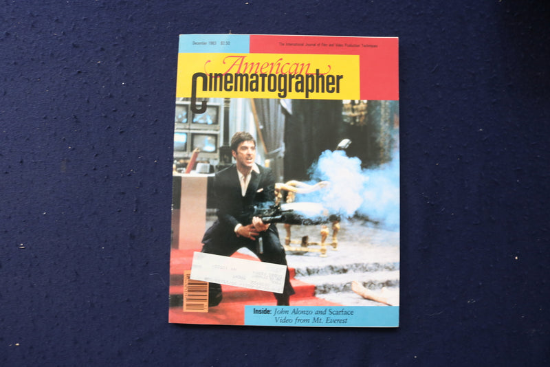 1983 DECEMBER AMERICAN CINEMATOGRAPHER MAGAZINE - SCARFACE - E 17710