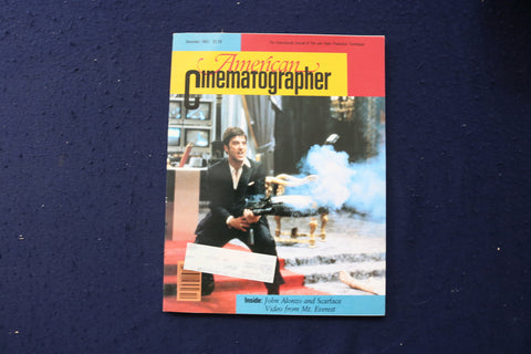 1983 DECEMBER AMERICAN CINEMATOGRAPHER MAGAZINE - SCARFACE - E 17710