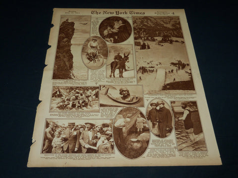1923 JULY 8 NEW YORK TIMES PICTURE SECTION NO. 4 & 5 - ROCKEFELLER - NT 8895