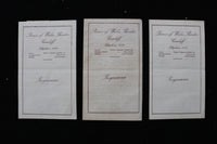 1944-1945 PRINCE OF WALES THEATRE CARDIFF PROGRAMME - LOT OF 3 - K 2797