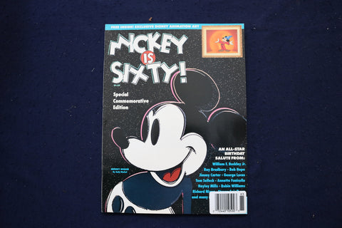 1988 MICKEY IS SIXTY! MAGAZINE - MICKEY MOUSE COVER - E 18962