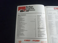 198 JULY 22-24 MARLBORO GRAND PRIX AT THE MEADOWLANDS RACING PROGRAM - SP 3990R