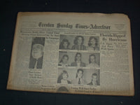 1953 SEP 27 TRENTON SUNDAY TIMES-ADVERTISER NEWSPAPER- MSGR. REILLY DIES-NP 3383