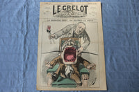 1872 JUNE 9 LE GRELOT NEWSPAPER - LA DERNIERE DENT - FRENCH - NP 8589