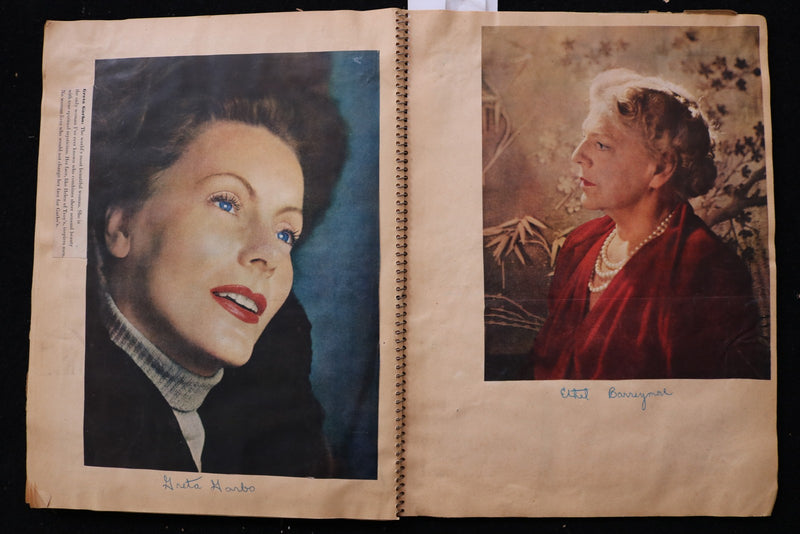 1950'S MOVIE STARS SCRAPBOOK LOADED -MARILYN MONROE-M. LANZA-A. GARDNER- E 24883
