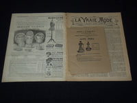 1905 LA VRAIE MODE FRENCH FASHION MAGAZINE LOT OF 10 ISSUES - O 3442I