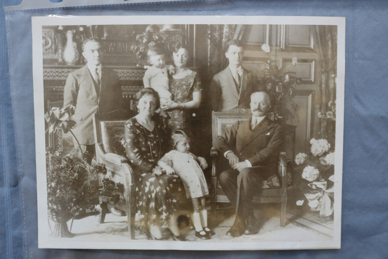 1930'S-1940'S FRENCH PRESIDENT ALBERT LEBRUN WIRE PHOTOGRAPHS- LOT OF 8 - K 3140