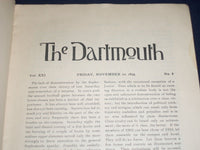1899 NOVEMBER 10 THE DARTMOUTH MAGAZINE VOLUME 21 ISSUE NO. 8 - ADS - II 9538