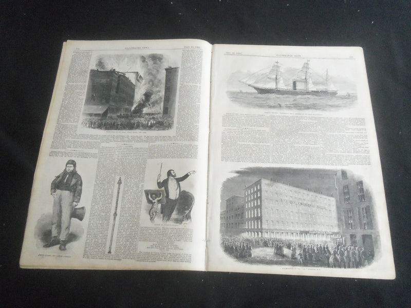 1853 SEPTEMBER 10 ILLUSTRATED NEWS MAGAZINE - MAIL STEAMSHIP CHEROKEE - B 5531O