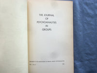 1965 THE JOURNAL OF PSYCHOANALYSIS IN GROUPS SOFTCOVER BOOK BY - K 300