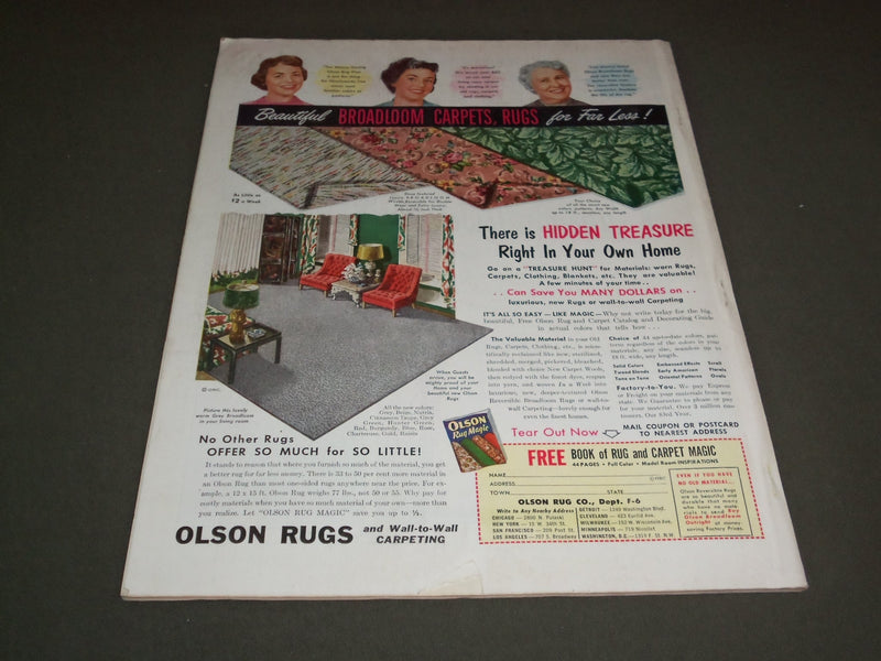1957 JANUARY WOMAN'S HOME COMPANION MAGAZINE - GREAT COVER AND STORIES - SP 7118