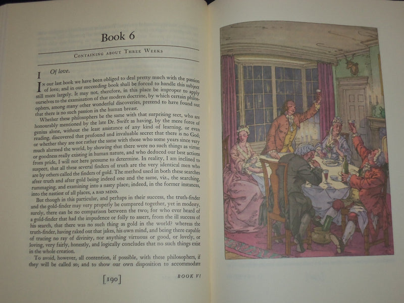 1952 HISTORY OF TOM JONES BOOK BY HENRY FIELDING - GREAT ILLUSTRATIONS - KD 2976