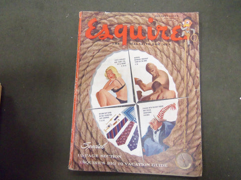 1949 JANUARY ESQUIRE MAGAZINE - NICE ILLUSTRATIONS, COVER AND ADS - ST 2753