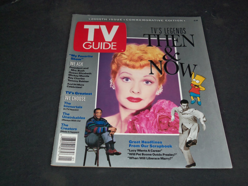 200TH ISSUE OF TV GUIDE MAGAZINE - COMMEMORATIVE EDITION - SP 6275