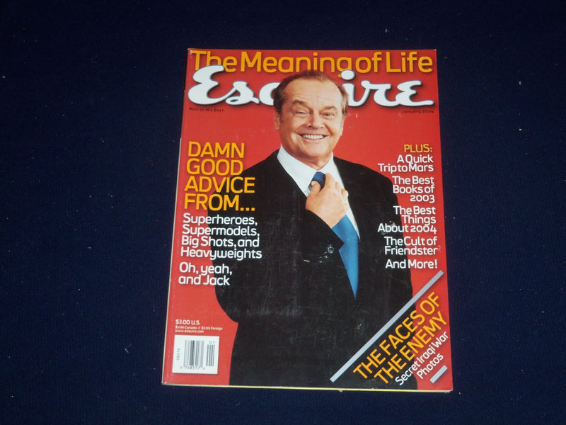 2004 JANUARY ESQUIRE MAGAZINE - JACK NICHOLSON COVER - SP 5353