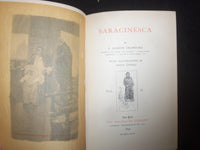 1899 SARACINESCA HARDCOVER BOOKS BY F. MARION CRAWFORD - 2 VOLUMES - KD 9277