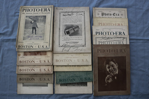 1913-1916 PHOTO ERA MAGAZINE - LOT OF 15 - O 3832