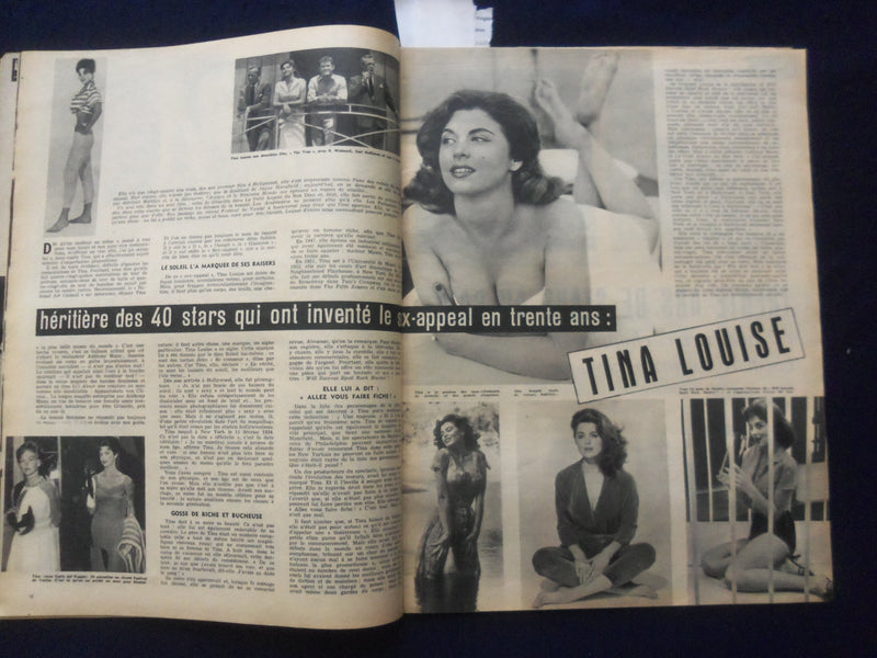 1958 OCT 9 CINEMONDE SPECIAL MAGAZINE-BRIDGET BARDOT COVER -M. MONROE - SP 4868J