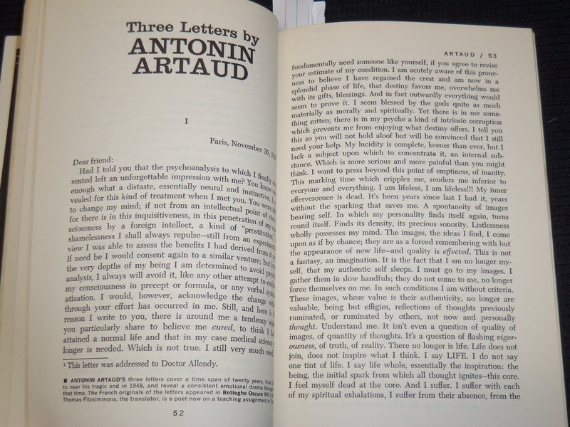 1963 JANUARY-FEBRUARY EVERGREEN REVIEW MAGAZINE - ANTONIN ARTAUD - SP 6008L