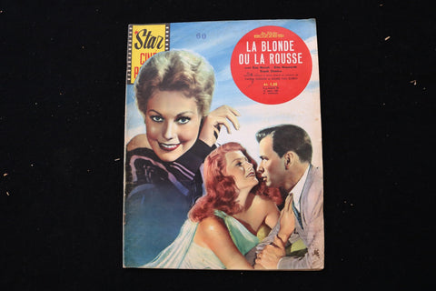 1961 JAN 15 STAR CINE REVUE MAGAZINE - NOVAK-SINATRA-HAYWORTH COVER - E 25021
