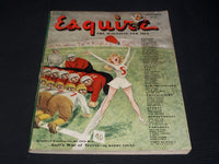 1947 NOVEMBER ESQUIRE MAGAZINE - NICE FOOTBALL FRONT COVER - E 5137
