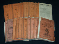 1906-1918 ZEITSCHRIFT FUR VERMESSUNGSWESEN GERMAN MAGAZINE LOT OF 81 - WR 106J