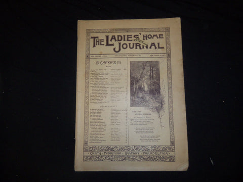 1892 SEPTEMBER LADIES' HOME JOURNAL MAGAZINE- GREAT ILLUSTRATIONS & ADS- ST 2364