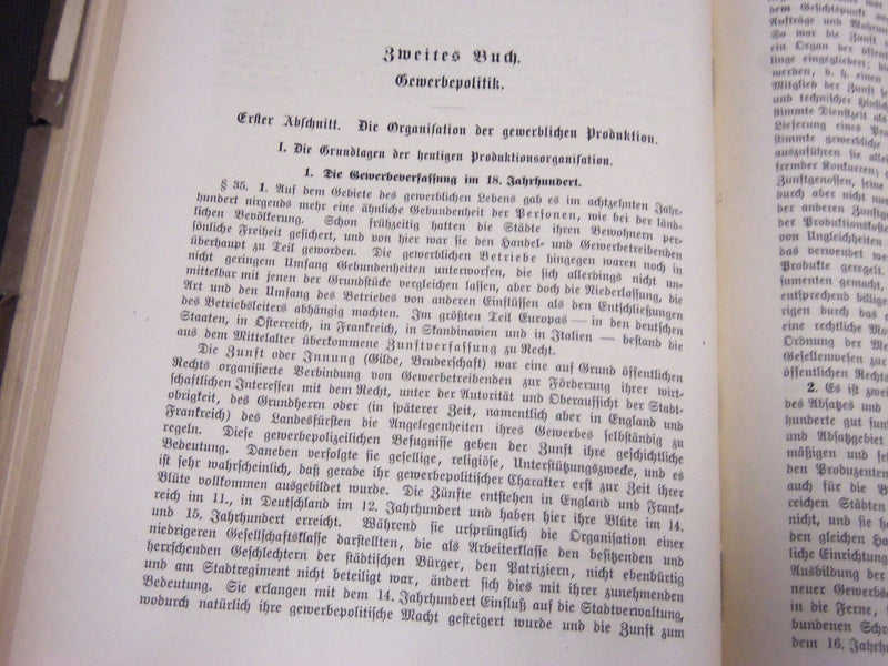 1918 POLITISCHEN OEKONOMIE BY DR. EUGEN VON PHILIPPOVICH ZWEITER BAND - KD 37