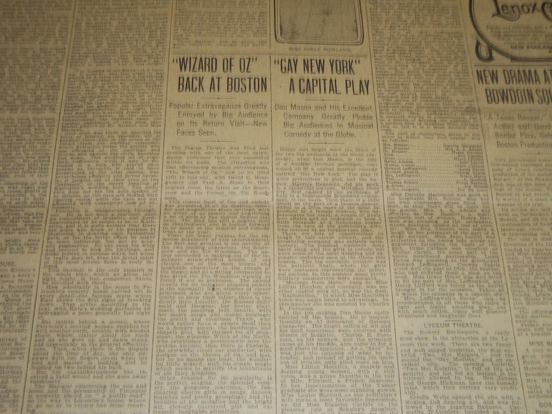 1905 NOV 28 THE BOSTON HERALD - DEAD PASSENGERS OF BOSTON & MAINE TRAINS- BH 267