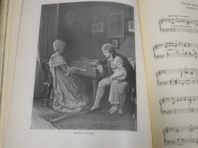 1906 WORLD'S BEST MUSIC INSTRUMENTAL VOLUME LOT OF 3 - ILLUSTRATIONS - KD 3068