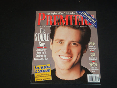 1997 MARCH PREMIERE MAGAZINE - JIM CARREY - SP 4020