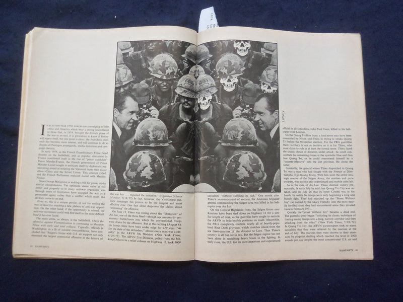 1972 OCT RAMPARTS MAGAZINE -CLIFFORD IRVING INTERVIEW BY ABBIE HOFFMAN- SP 5746Z