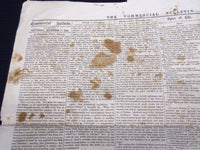1866 NOVEMBER 17 THE COMMERCIAL BULLETIN NEWSPAPER - VOL 8 #409 - BOSTON - K 63
