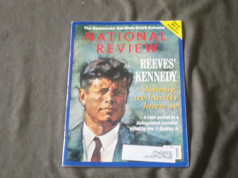 1994 DEC 31 NATIONAL REVIEW MAGAZINE - REEVES' JOHN F. KENNEDY COVER - B 840