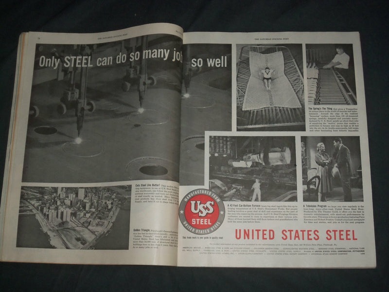 1954 MAY 15 THE SATURDAY EVENING POST MAGAZINE - ILLUSTRATED COVER - SP 2480F