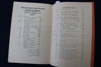 1938 SEP 27-28 HILLSIDE AGRICULTURAL SOCIETY PREMIUM LIST SOFTCOVER BOOK- K 1371