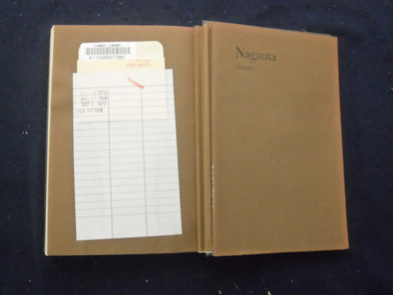 1963 NAGAUTA - THE HEART OF KABUKI MUSIC HARDCOVER BOOK BY WILLIAM MALM- KD 8296