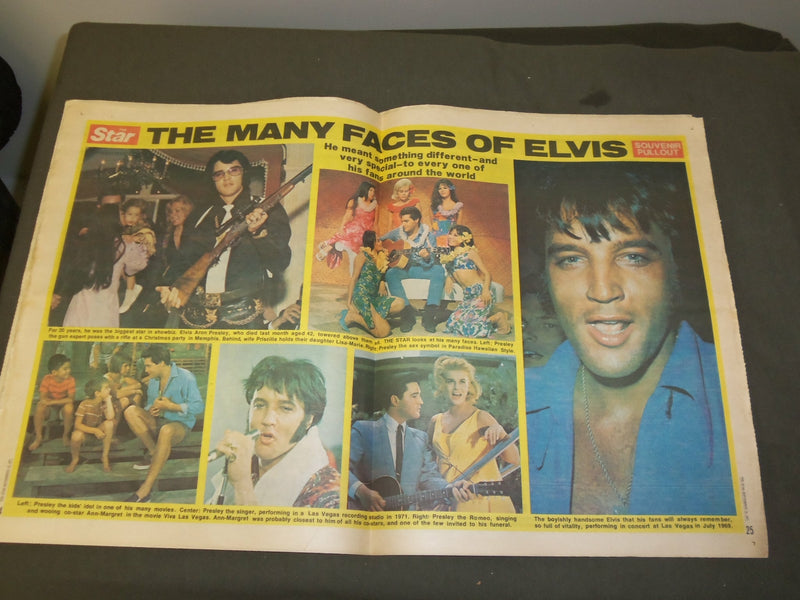 1977 SEP 13 THE STAR NEWSPAPER - ELVIS BOOK- CHARLIE'S ANGELS TO TO WAR- NP 3368
