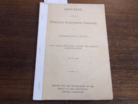 1883 TEWKSBURY INVESTIGATION COMMITTEE BULLETIN BY GOV. BENJAMIN BUTLER - K 1166