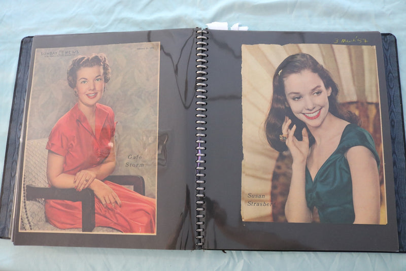 GIANT MOVIE STAR SCRAPBOOK - SHIRLEY TEMPLE - JAMES STEWART - #6