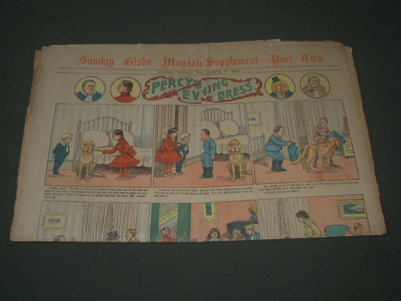 1905 MARCH 19 SUNDAY BOSTON GLOBE SUPPLEMENT PART 2 - COLOR COMICS - NP 2786